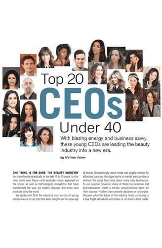 Top 20 CEO’s Under 40