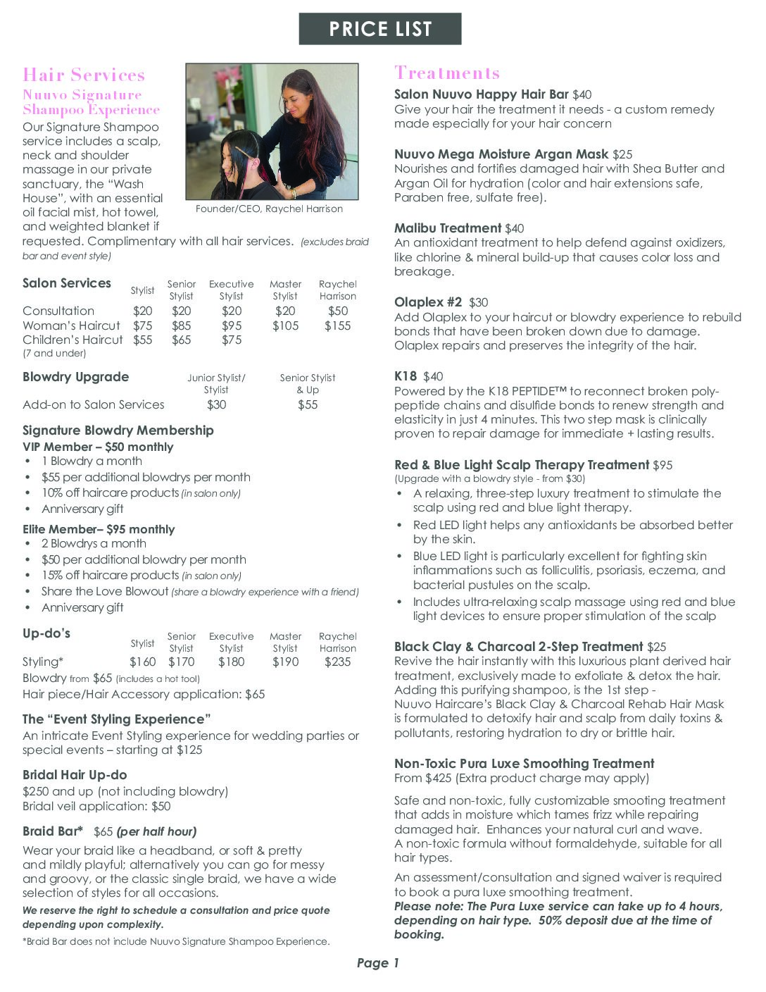 Salon Nuuvo PRICELIST-Jan2024